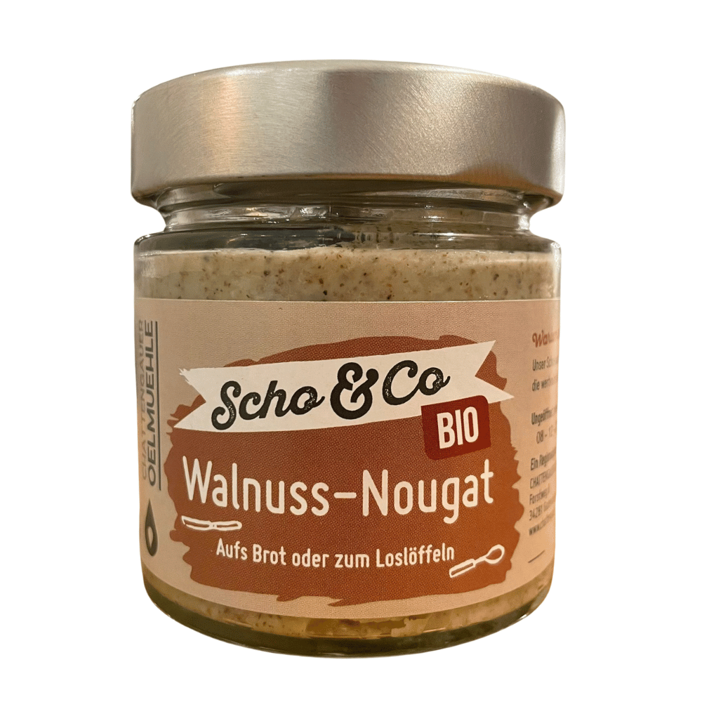 Bio Walnuss-Nougat-Aufstrich | Chattengauer Ölmühle | 150 g