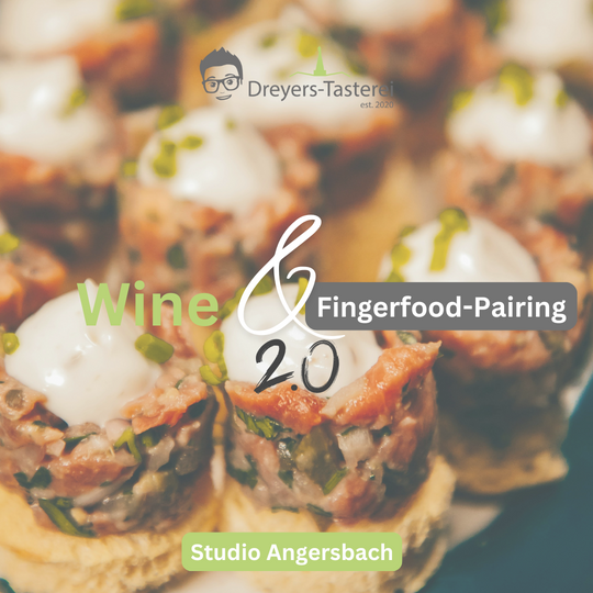 Wein & Fingerfood-Pairing im Gänge-Style 2.0 | 15.05.2025 - 19 Uhr | Studio Angersbach